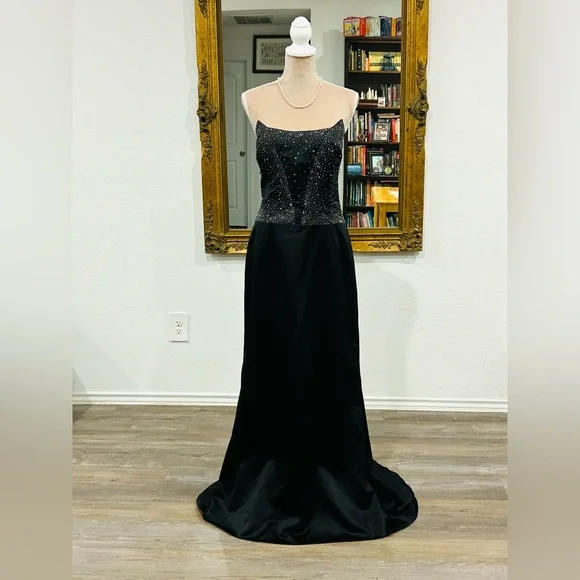 goth black tie dress Bandage Goth Dress